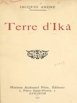 cover image of Terre d'Ikâ